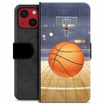 iPhone 13 Mini Premium Wallet Case - Basketbal