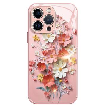 iPhone 13 Pro Bloem Boeket Hybride Hoesje - Roze