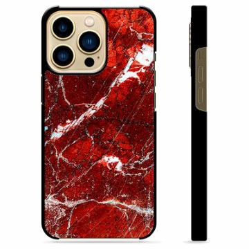 Beschermhoes voor iPhone 13 Pro Max - Rood Marmer