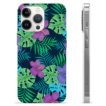 iPhone 13 Pro TPU-hoesje - tropische bloem