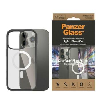 PanzerGlass MagSafe ClearCase Backcover Apple iPhone 14 Pro Transparant, Zwart