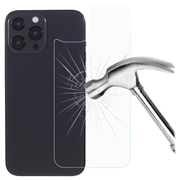 iPhone 14 Pro Gehard Glas Back Cover Protector - 9H - Doorzichtig