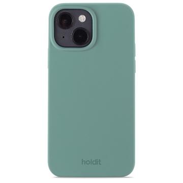 iPhone 15 Holdit Silicone Case - Mosgroen