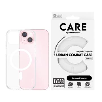 iPhone 15 PanzerGlass Care Urban Combat Hoesje - MagSafe compatibel - Wit