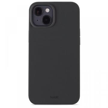 iPhone 15 Plus Holdit Silicone Case - Zwart