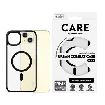 iPhone 15 Plus PanzerGlass Care Urban Combat Hoesje - MagSafe-compatibel - Zwart