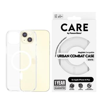 iPhone 15 Plus PanzerGlass Care Urban Combat Hoesje - MagSafe compatibel - Wit