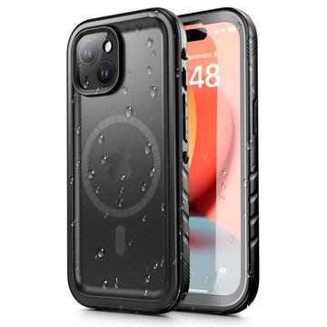 iPhone 15 Plus Tech-Protect Shellbox Mag IP68 Waterdichte hoes Zwart