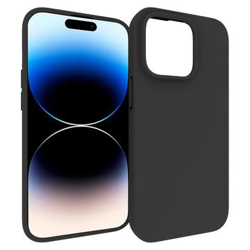 iPhone 15 Pro Anti-Vingerafdruk Mat TPU Hoesje - Zwart