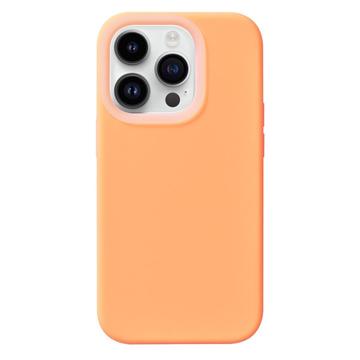 iPhone 15 Pro Jelly Liquid Silicone Case - Oranje