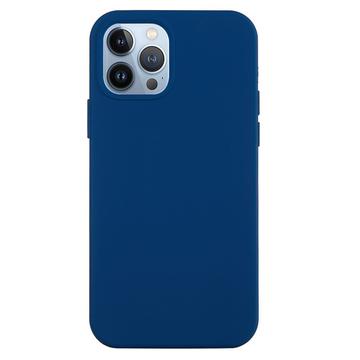 iPhone 15 Pro Liquid Silicone Hoesje - Blauw