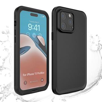 iPhone 15 Pro Max Active Series IP68 Waterdicht Hoesje - Zwart