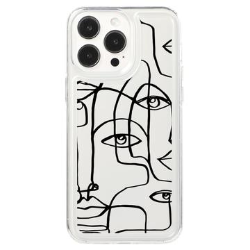 iPhone 15 Pro Max Fashion TPU Hoesje - Abstract Portret