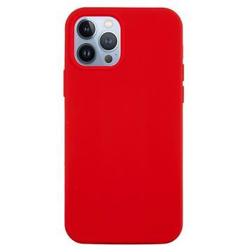 iPhone 15 Pro Max Liquid Silicone Hoesje - Rood