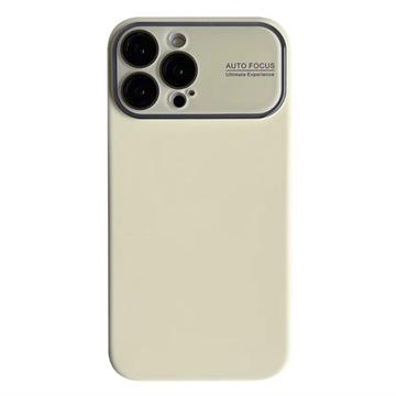 iPhone 15 Pro Max Liquid Silicone Case met lensglasbescherming - Roomgeel