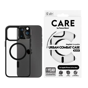 iPhone 15 Pro Max PanzerGlass Care Urban Combat Hoesje - MagSafe-compatibel - Zwart