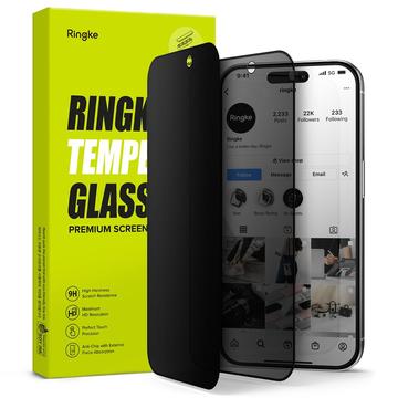 Ringke iPhone 15 Pro Max Screen Protector Privacy Tempered Glass 9H
