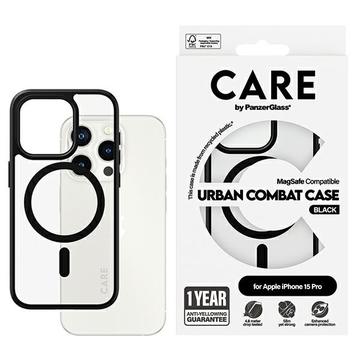 iPhone 15 Pro PanzerGlass Care Urban Combat Hoesje - MagSafe-compatibel - Zwart