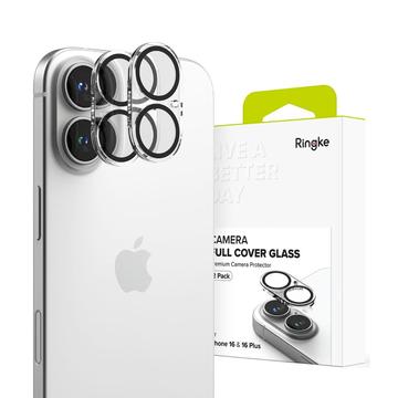 iPhone 16/16 Plus Ringke Camera Lens Glazen Protector - 2 St. - Doorzichtig