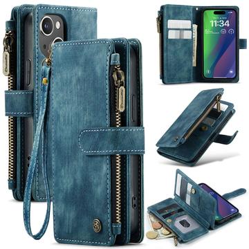 iPhone 16 Caseme C30 Multifunctioneel Portemonnee Hoesje - Blauw