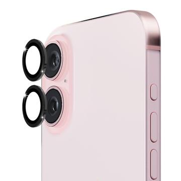 iPhone 16/16 Plus Hat Prince Camera Lens Glazen Protector - Zwart