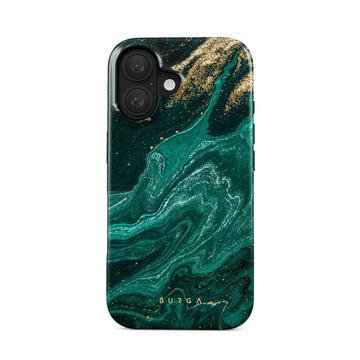 iPhone 16 Plus Burga Tough Hybride Hoesje - Emerald Pool