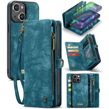 iPhone 16 Plus Caseme 008 2-in-1 Multifunctionele portemonneehoes - Blauw