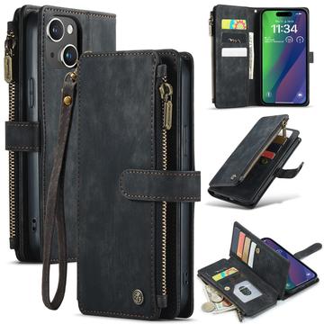 iPhone 16 Plus Caseme C30 Multifunctioneel Portemonnee Hoesje - Zwart