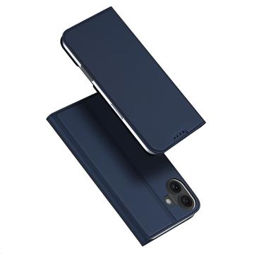 iPhone 16 Plus Dux Ducis Skin Pro Flip Hoesje - Blauw