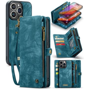 iPhone 16 Pro Caseme 008 2-in-1 Multifunctionele portemonneehoes - Blauw