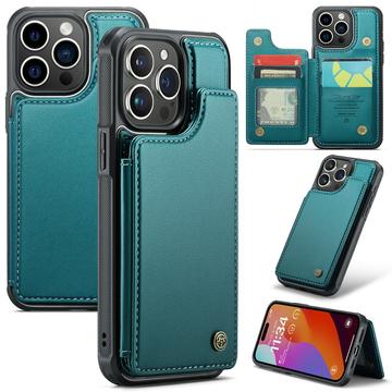 iPhone 16 Pro Caseme C22 Hoesje RFID-kaart portemonnee - Groen