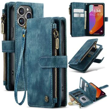 iPhone 16 Pro Caseme C30 Multifunctioneel Portemonnee Hoesje - Blauw