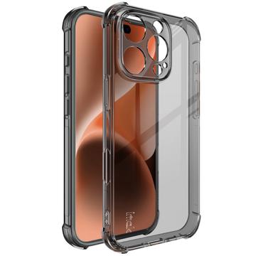 iPhone 16 Pro Imak Drop-Proof TPU Case - Doorzichtig Zwart