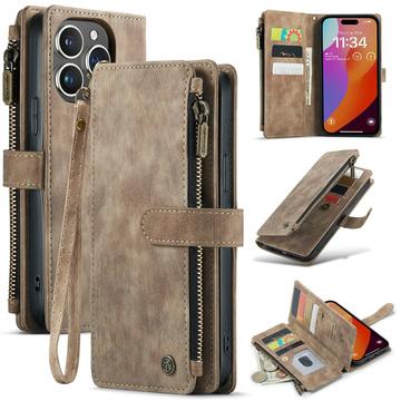 iPhone 16 Pro Max Caseme C30 Multifunctioneel Portemonnee Hoesje - Bruin