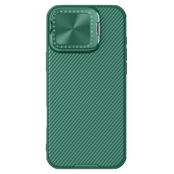 iPhone 16 Pro Max Nillkin CamShield Prop Hybride Hoesje - Groen