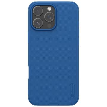 iPhone 16 Pro Max Nillkin Super Frosted Shield Pro Hybride Hoesje - Blauw