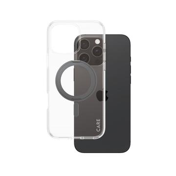 PanzerGlass Hoesje Geschikt voor iPhone 16 Pro Max Hoesje - PanzerGlass CARE Kickstand Case MagSafe - Zwart