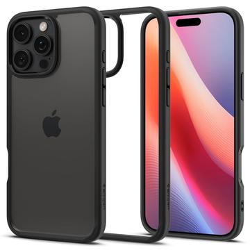 Spigen Ultra Hybrid Hoesje Geschikt voor Apple iPhone 16 Pro Max - Back Cover met Air Cushion - Zwart