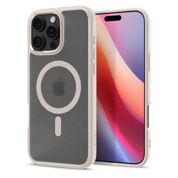 Spigen Ultra Hybrid MagFit - Hoesje Geschikt voor Apple iPhone 16 Pro Max - Compatibel met MagSafe - Back Cover Frost Titanium