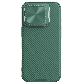 iPhone 16 Pro Nillkin CamShield Prop Hybride Hoesje - Groen