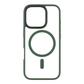 iPhone 16 Pro Tactical MagForce Hyperstealth Hybride Hoesje - Bosgroen