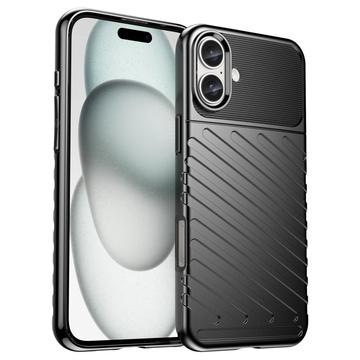 iPhone 16 Thunder Series TPU Hoesje - Zwart