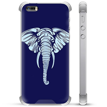 iPhone 5/5S/SE Hybride Hoesje - Olifant