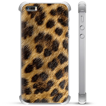 iPhone 5/5S/SE Hybride Hoesje - Luipaard