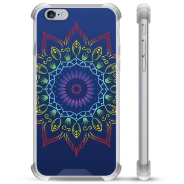 iPhone 6 Plus / 6S Plus hybride hoesje - kleurrijke mandala