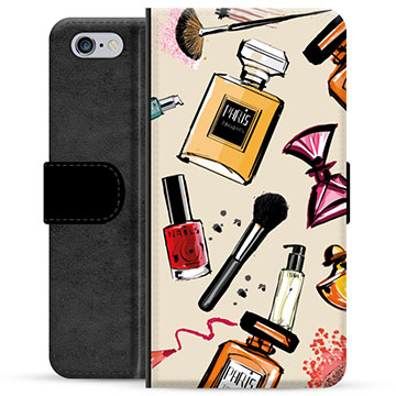 iPhone 6/6S Premium Portemonnee Hoesje - Make-up