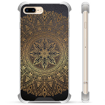 iPhone 7 Plus / iPhone 8 Plus hybride hoesje - Mandala