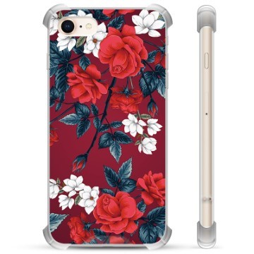 iPhone 7/8/SE (2020)/SE (2022) Hybride Hoesje - Vintage Bloemen