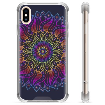 Hybride hoesje voor iPhone X / iPhone XS - Kleurrijke mandala