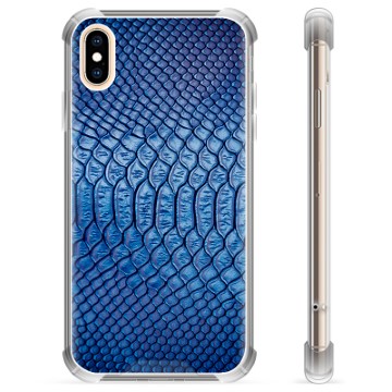 iPhone X / iPhone XS hybride hoesje - leer